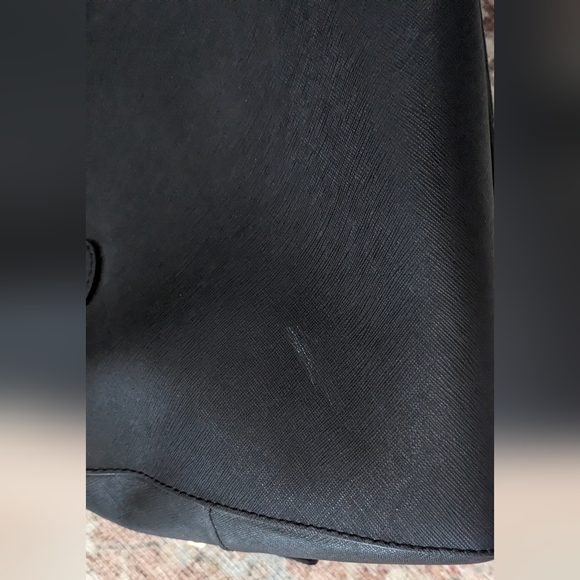 Michael Kors Large Saffiano Leather Structured Satchel - Picture 7 of 12